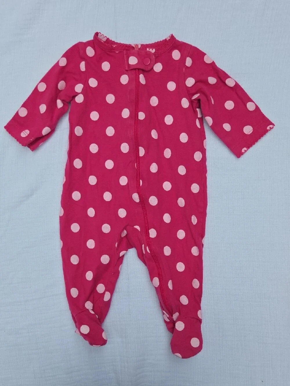 Baby Girl 5-pack Pink Multi Footed Sleepers 0-3 Months